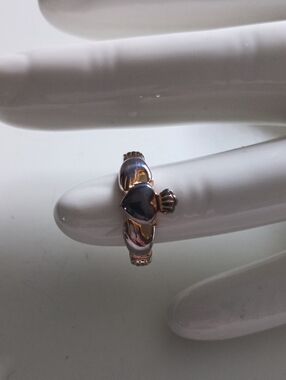 Avon Sterling Silver Heart Claddagh Ring - Women's Jewely - Size 6